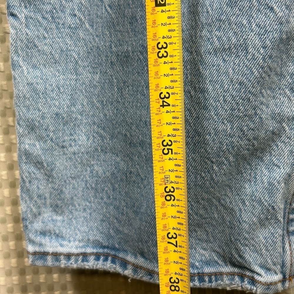 Abercrombie & Fitch The Straight Mid Rise Women Jeans size 30/10 Blue/ preloved - Picture 8 of 10